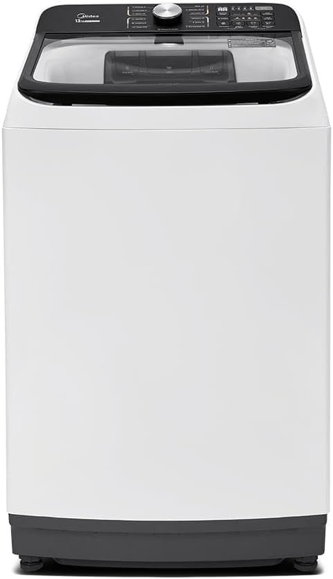 Máquina de lavar Midea Wave Agitator de 13 kg branca