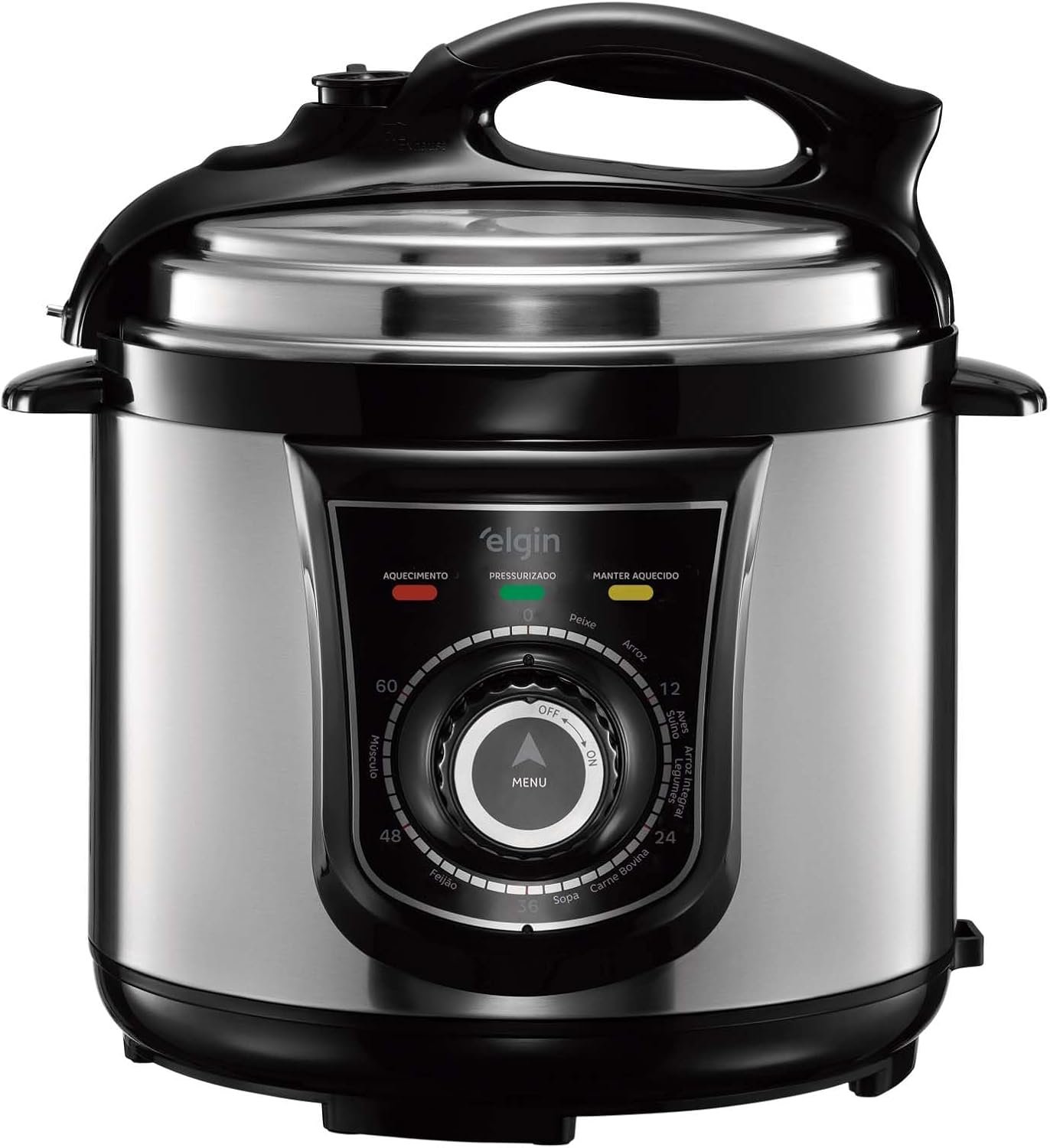 Panela de pressão elétrica Elgin com capacidade de 4 litros