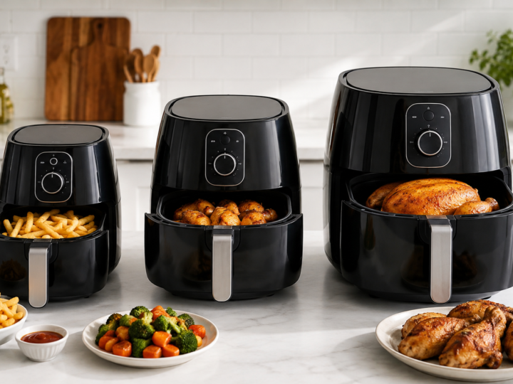 Air fryer: qual tamanho comprar? Modelos de diferentes tamanhos