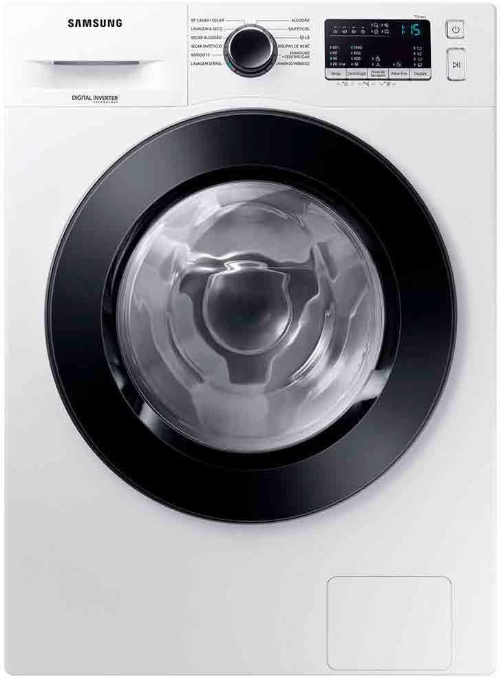 Lava e seca Samsung WD11M branca de 11 kg com abertura frontal