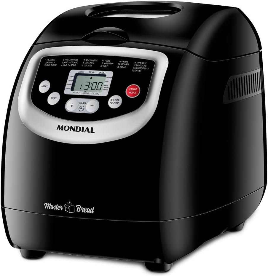 Panificadora automática Mondial Master Bread NPF-53 preta